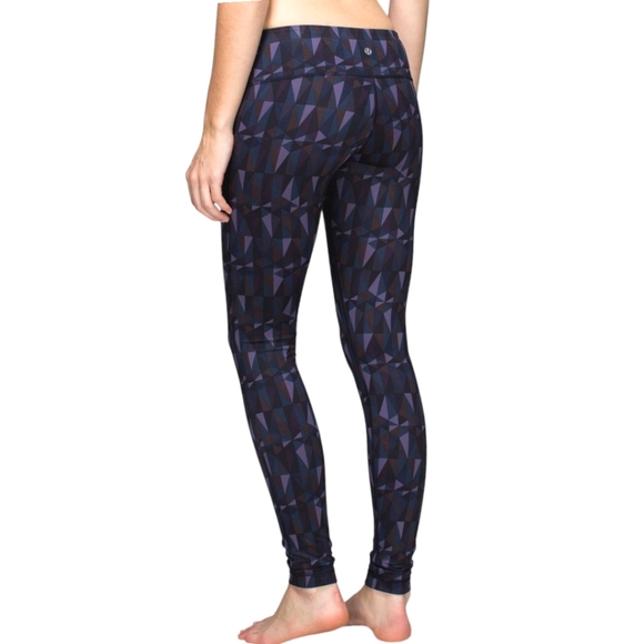 Lululemon Wunder Under Pant Full-On Luon Stained Glass Love Nightfall Women's 6 - Picture 3 of 9